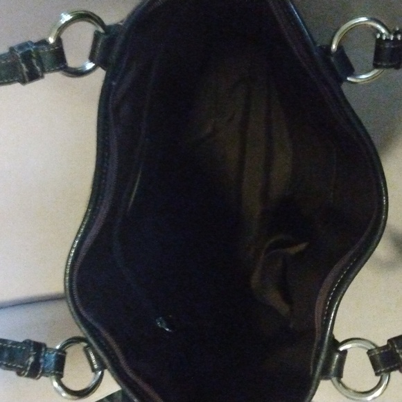 Coach | coated canvas tan brown logo print tote bag - Picture 8 of 12